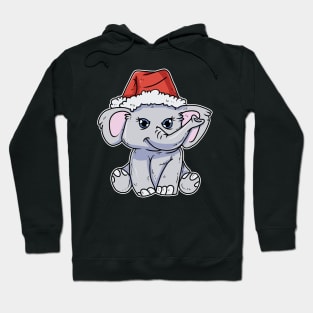 Christmas Elephant Hoodie